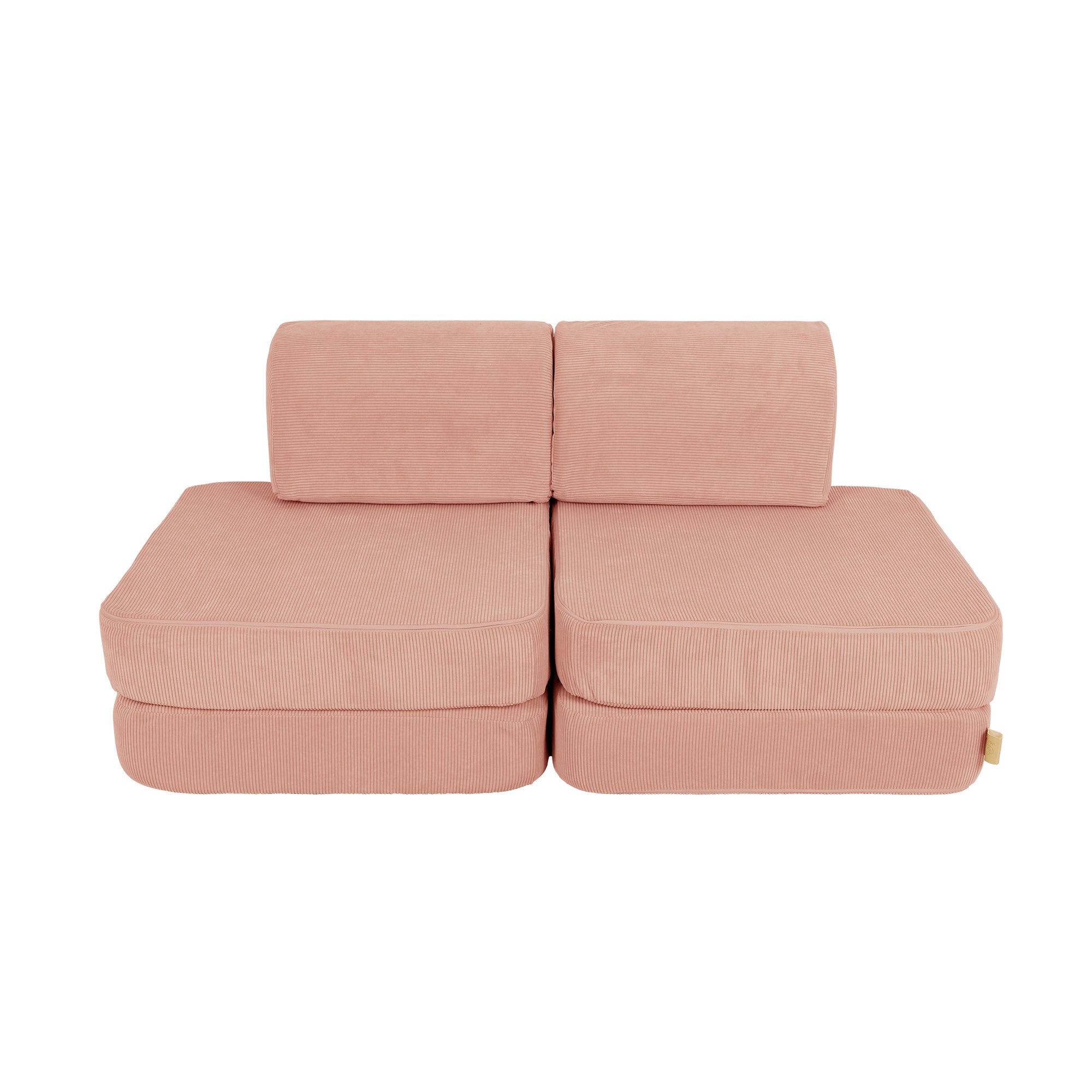 MeowBaby Spielsofa Mini Basic Cord Premium - rusty red
