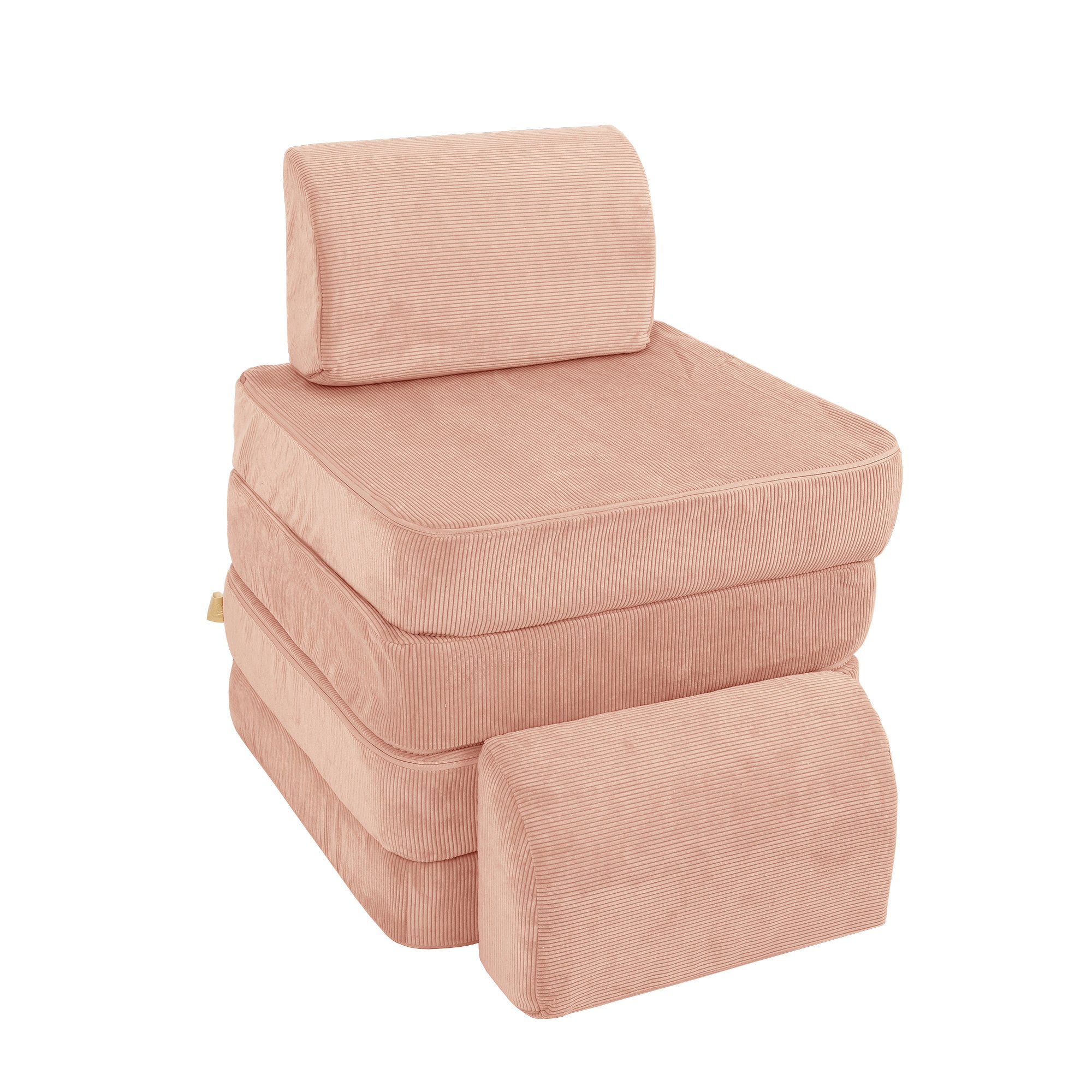 MeowBaby Spielsofa Mini Basic Cord Premium - rusty red