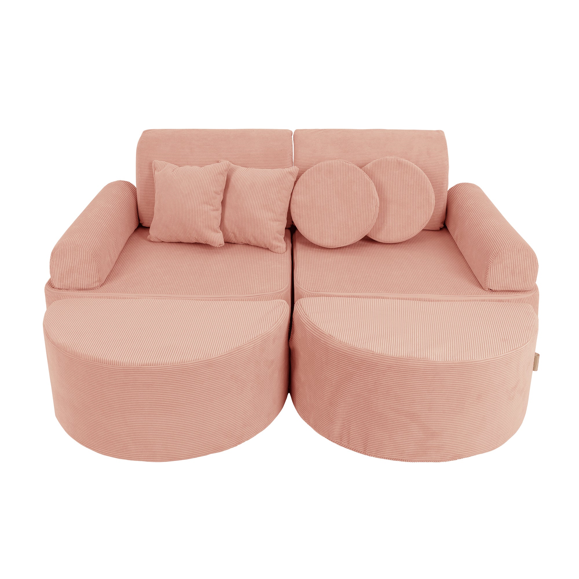 MeowBaby Spielsofa Mini Max Cord Premium - rusty red