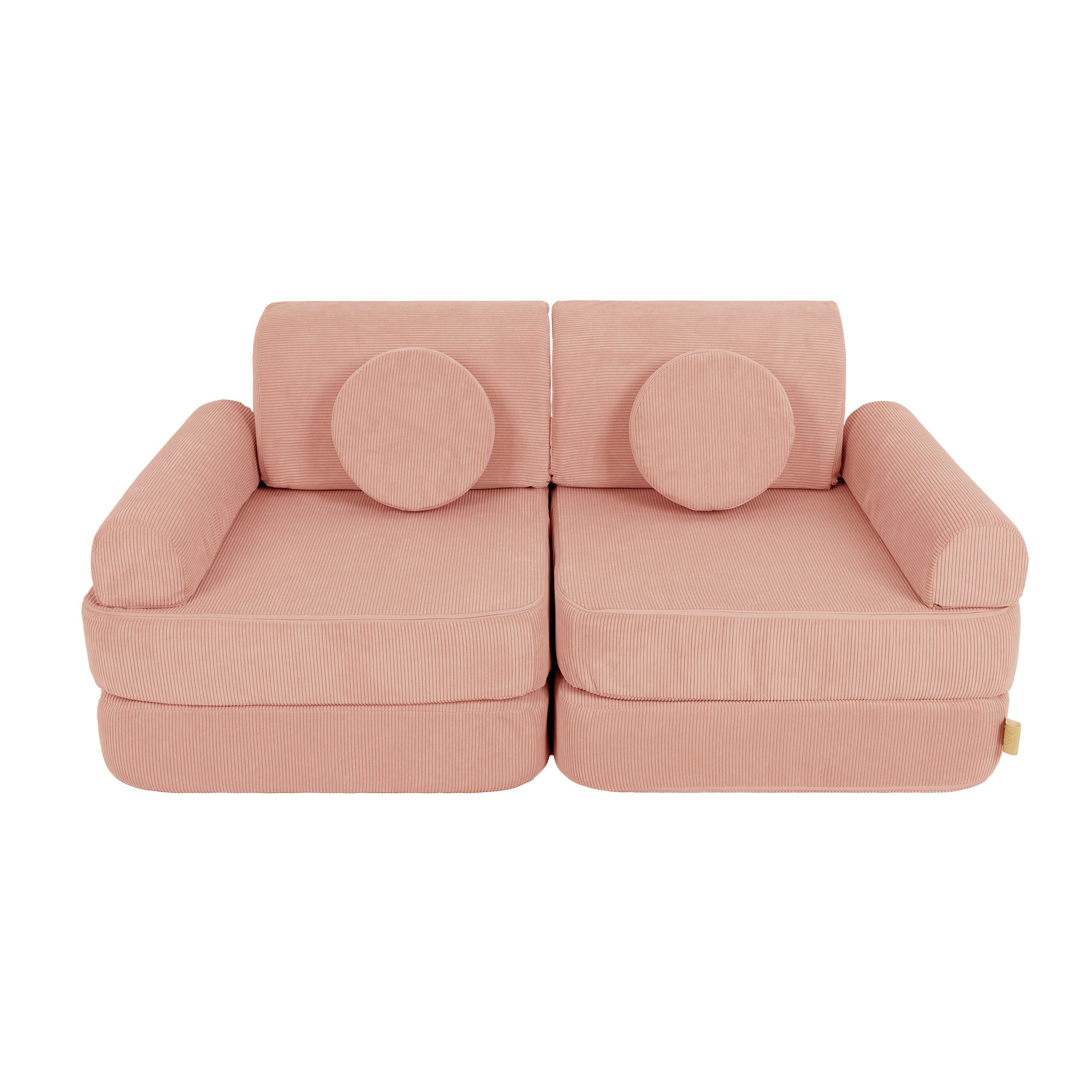 MeowBaby Spielsofa Mini Plus Cord Premium - rusty red