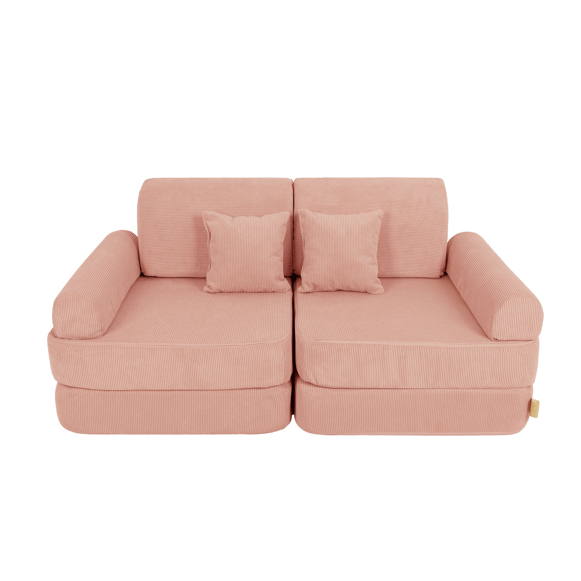 MeowBaby Spielsofa Mini Plus Cord Premium - rusty red