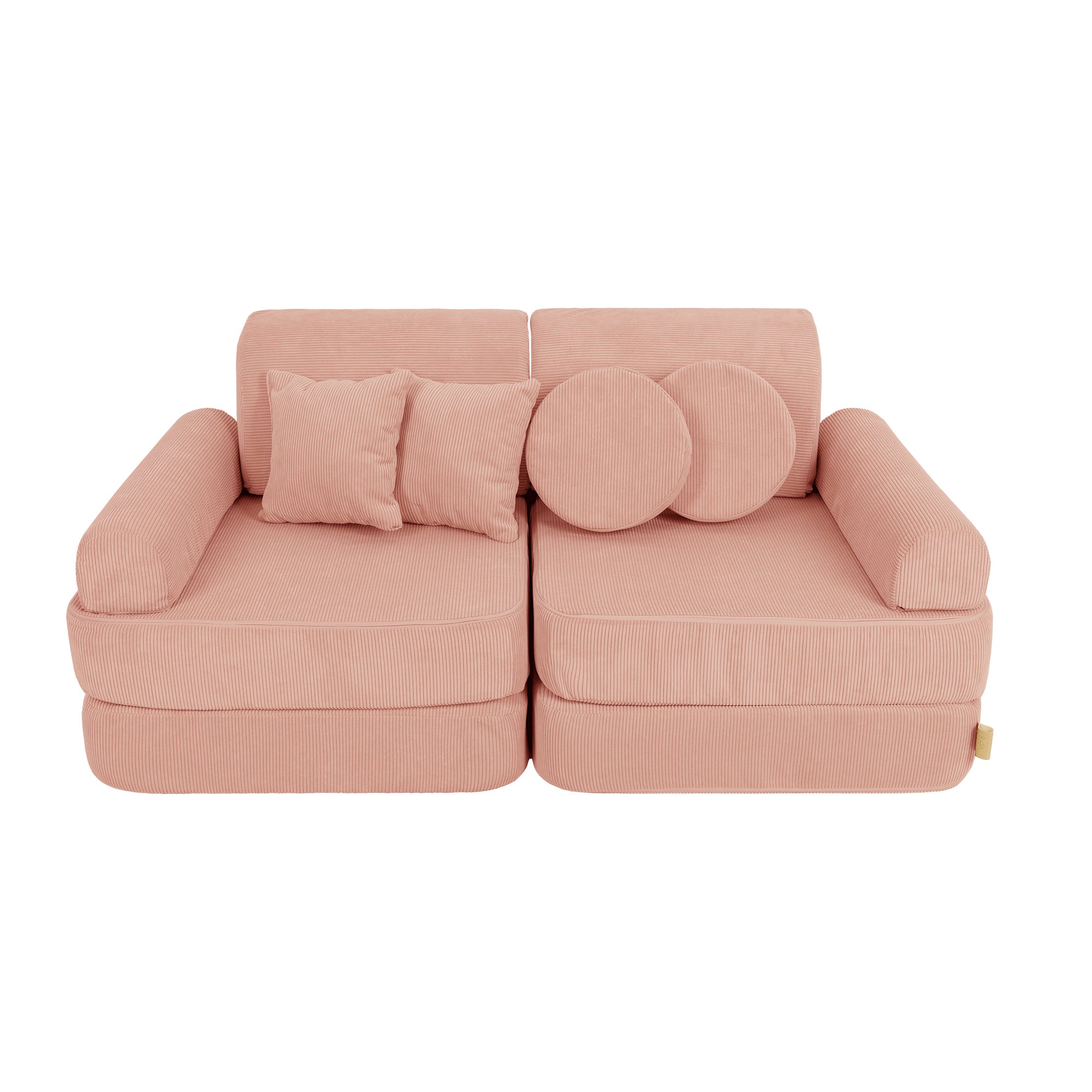 MeowBaby Spielsofa Mini Plus Cord Premium - rusty red
