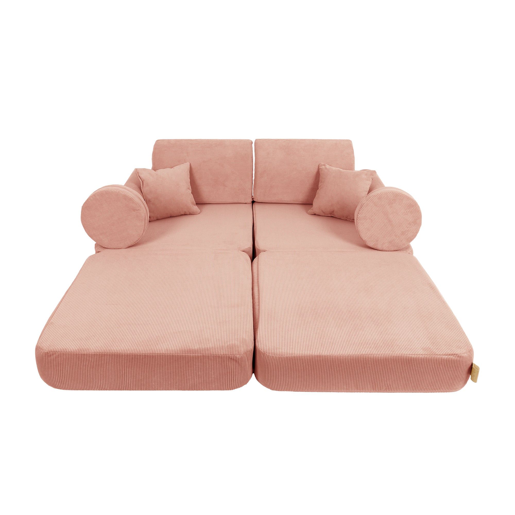 MeowBaby Spielsofa Mini Plus Cord Premium - rusty red