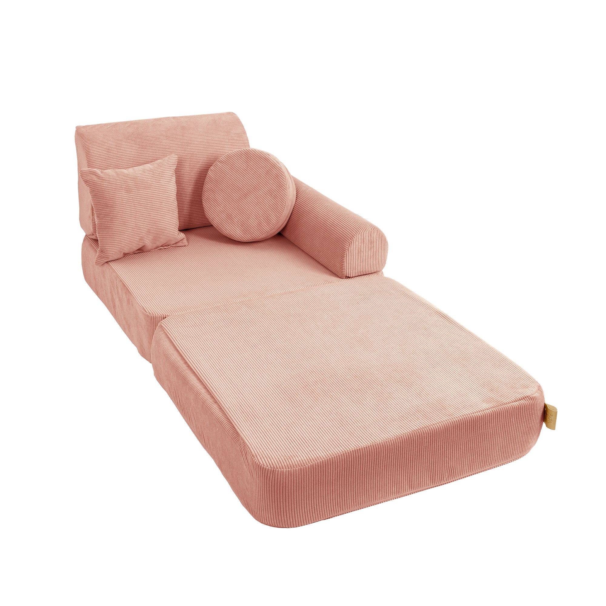 MeowBaby Spielsofa Mini Plus Cord Premium - rusty red