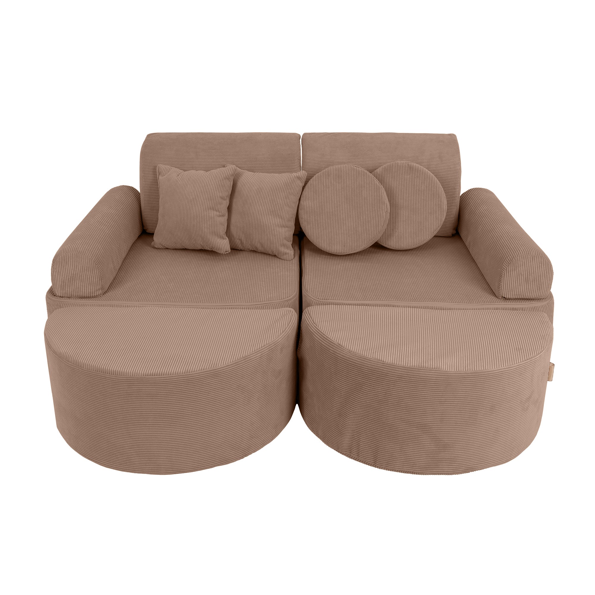 MeowBaby Spielsofa Mini Max Cord Premium - braun