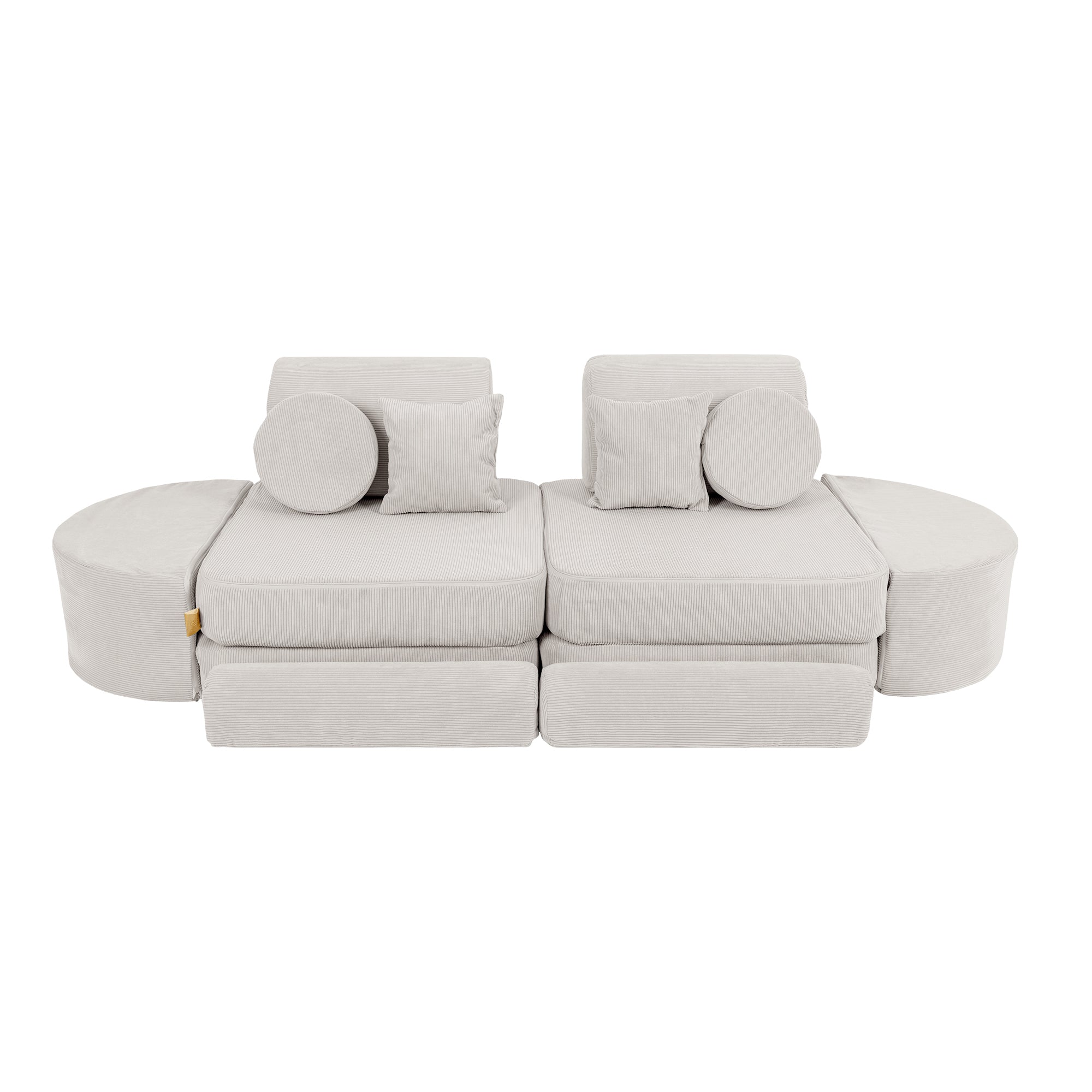 MeowBaby Spielsofa Mini Max Cord Premium - grau