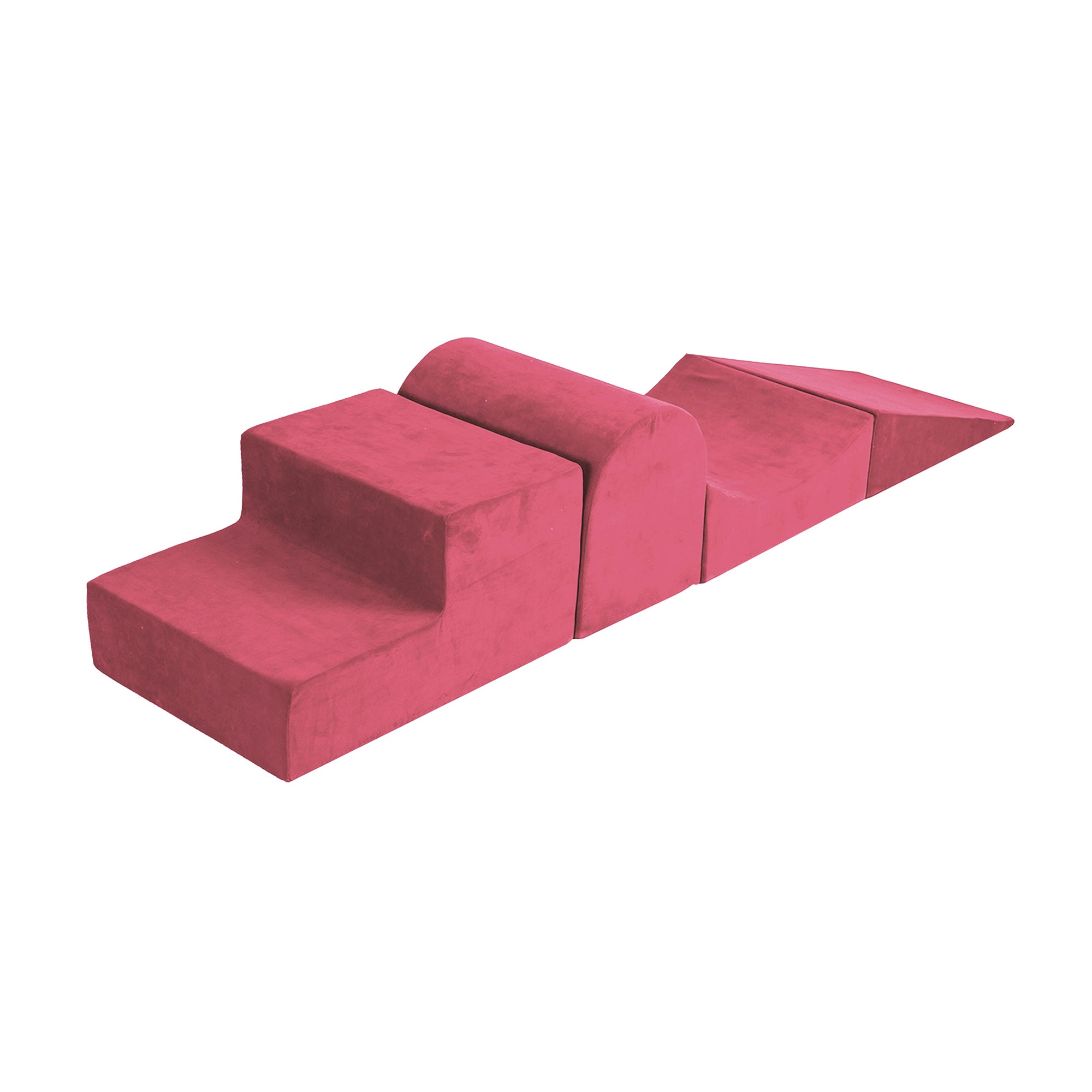 MeowBaby Schaumspielset Velvet 4 Elemente - Himbeerrot