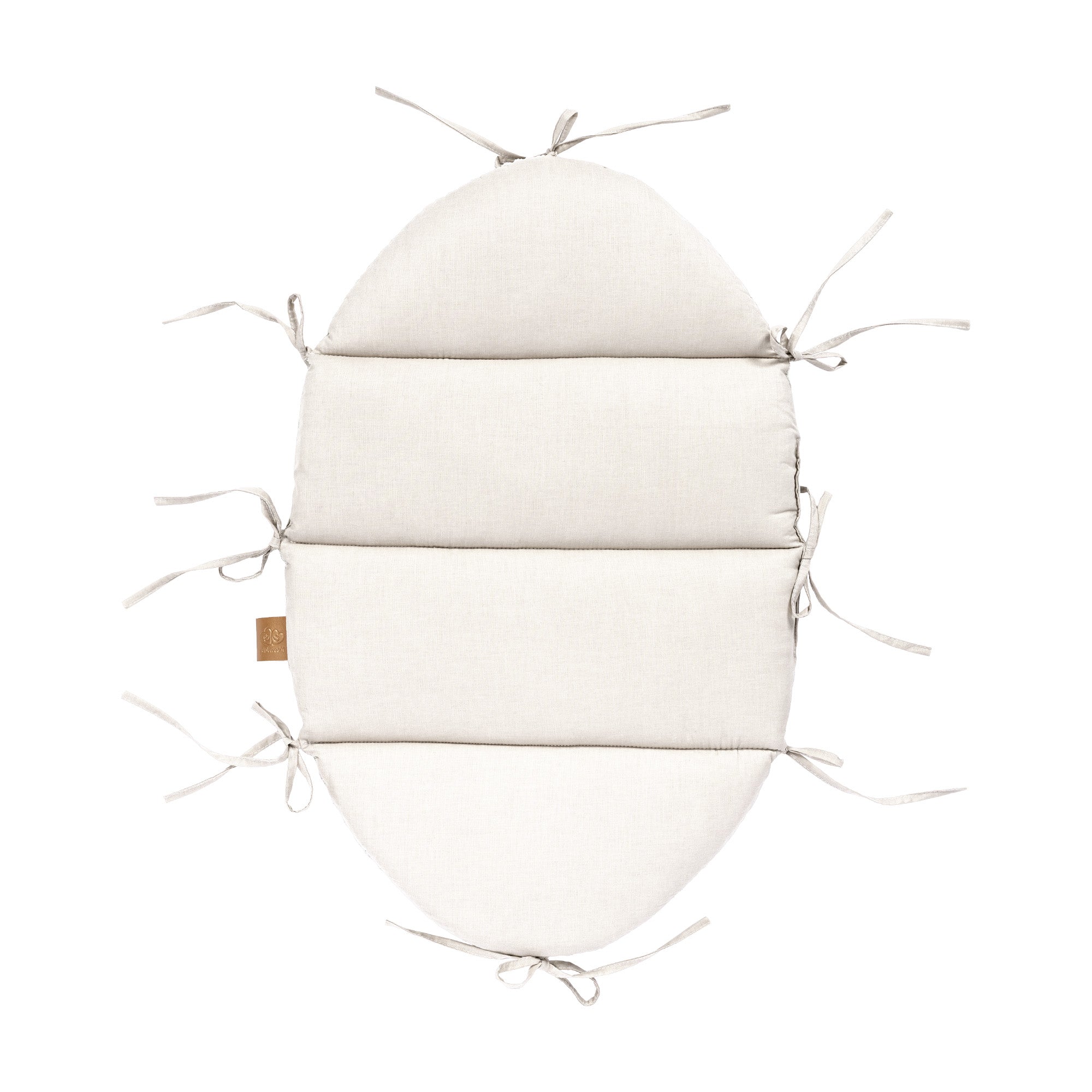 Baby Nest with Crib Braided Bumper | Aesthetic Ecru