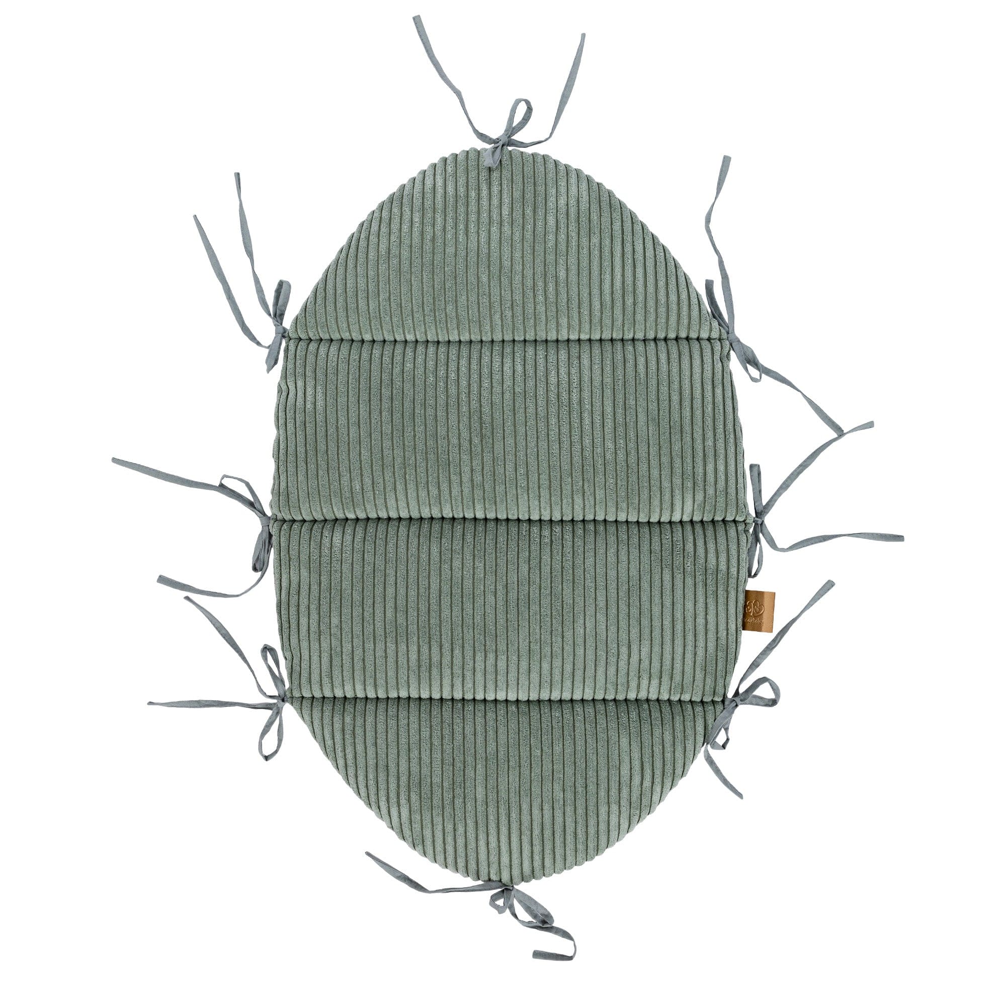 Baby Nest with Crib Braided Bumper | Aesthetic Olive Green