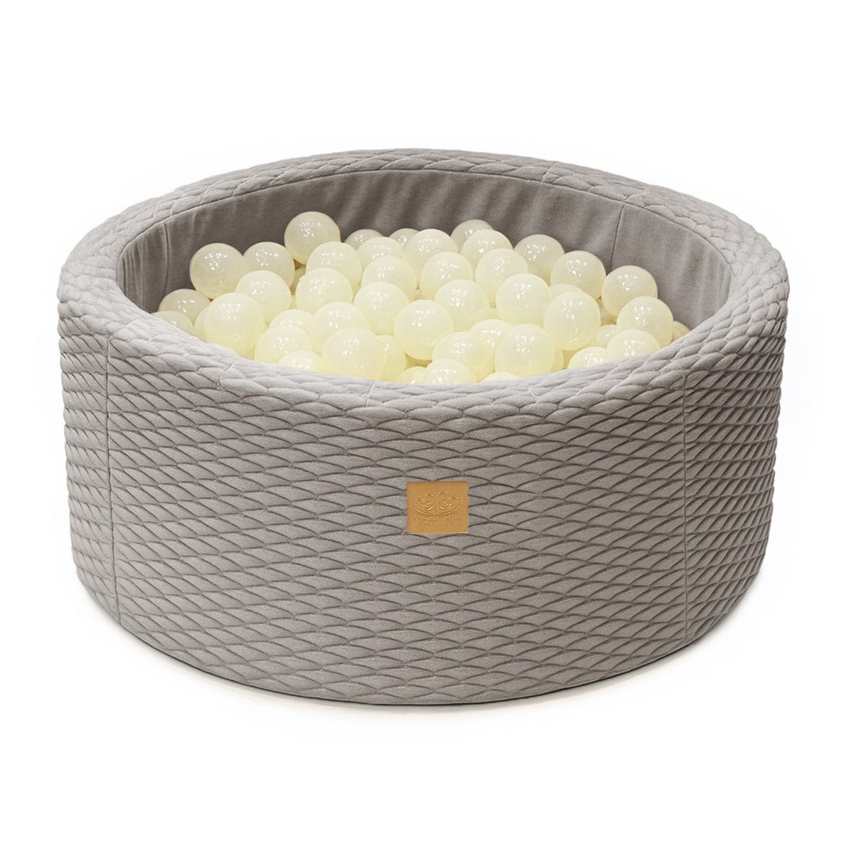 Meowbaby Bällebad für Kinder | Bälle zur Auswahl | Stone Gray | Dune 