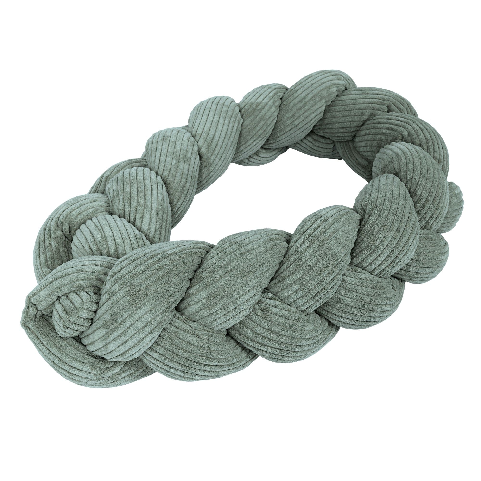 Crib Bumper Braid – Soft Protective Bumper for Babies | Aesthetic Olive Green 300cm