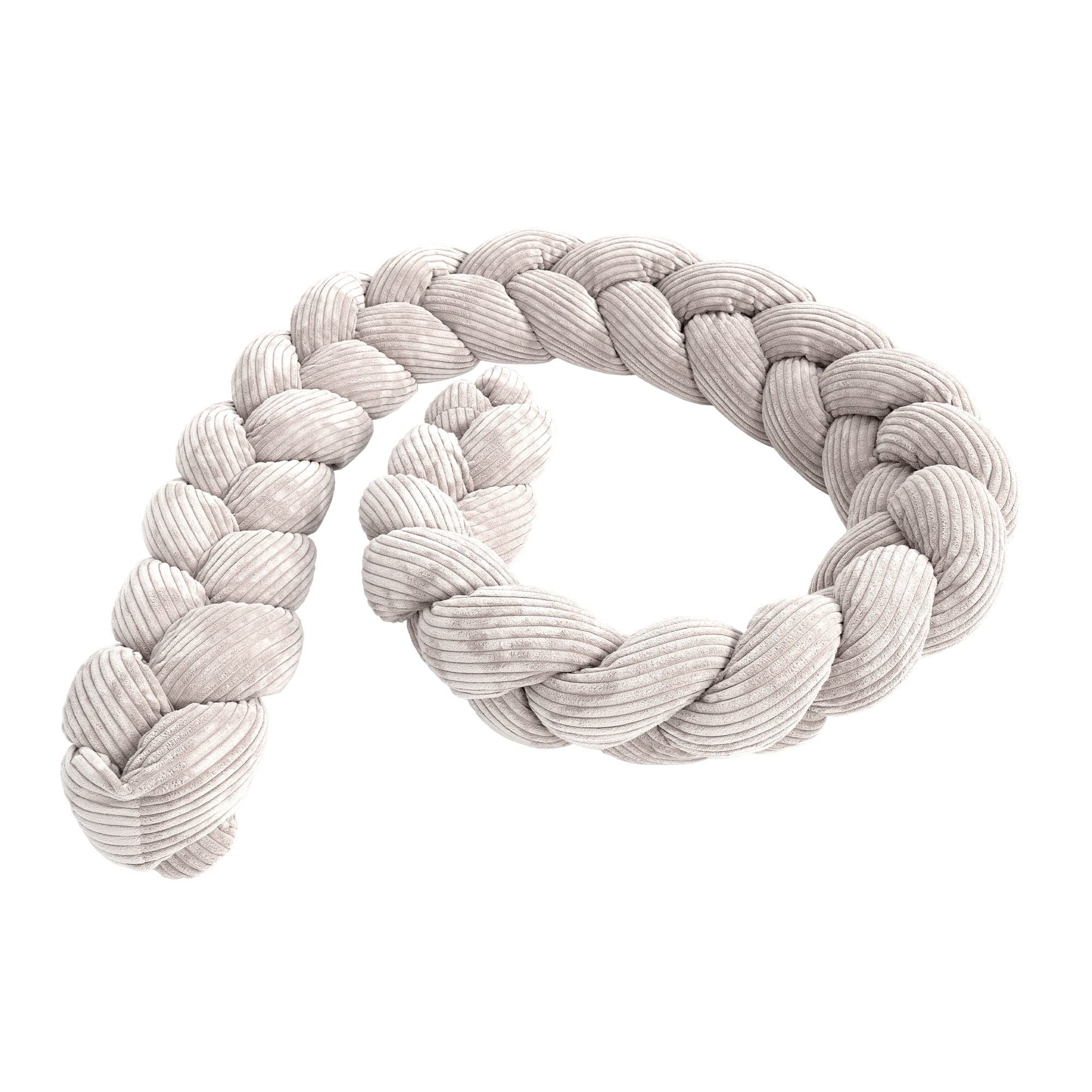 Crib Bumper Braid – Soft Protective Bumper for Babies | Aesthetic Ecru 200cm
