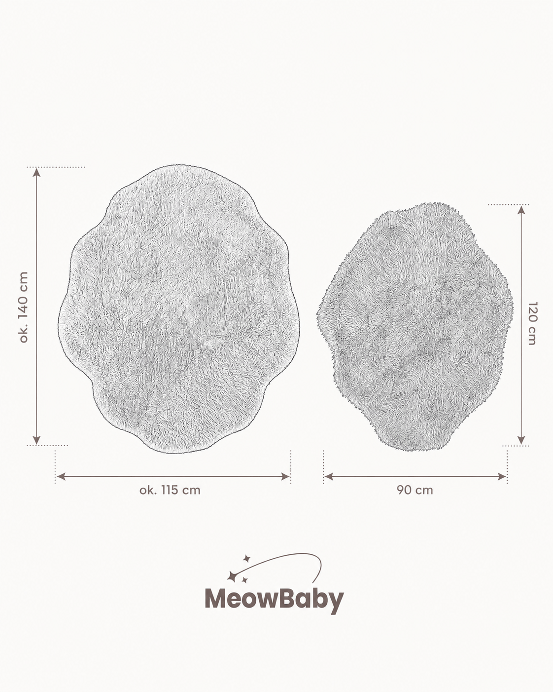 Meowbaby Teppich | 2 Größen | Mammoth 