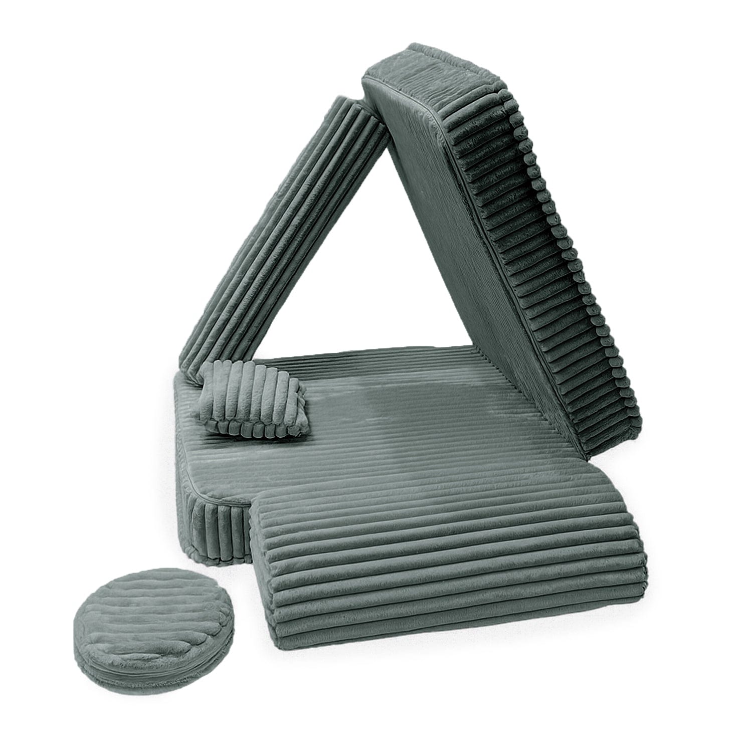 Meowbaby Modularer Kindersessel – 5 Elemente | Churros | 80 cm 