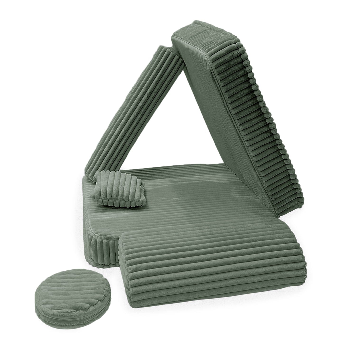 Meowbaby Modularer Kindersessel – 5 Elemente | Churros | 80 cm 