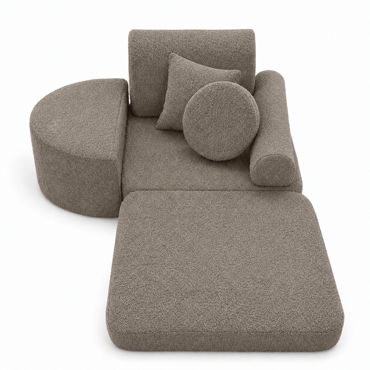 Modularer Sessel für Kinder – 6 Elemente | Boucle | 60cm
