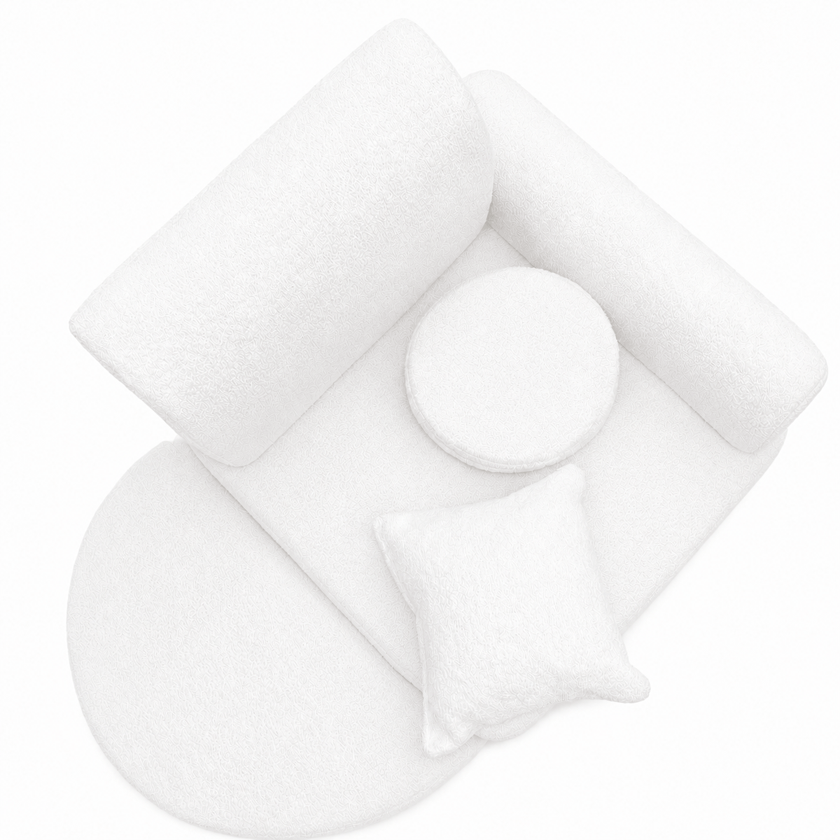 Modularer Sessel für Kinder – 6 Elemente | Boucle | 60cm