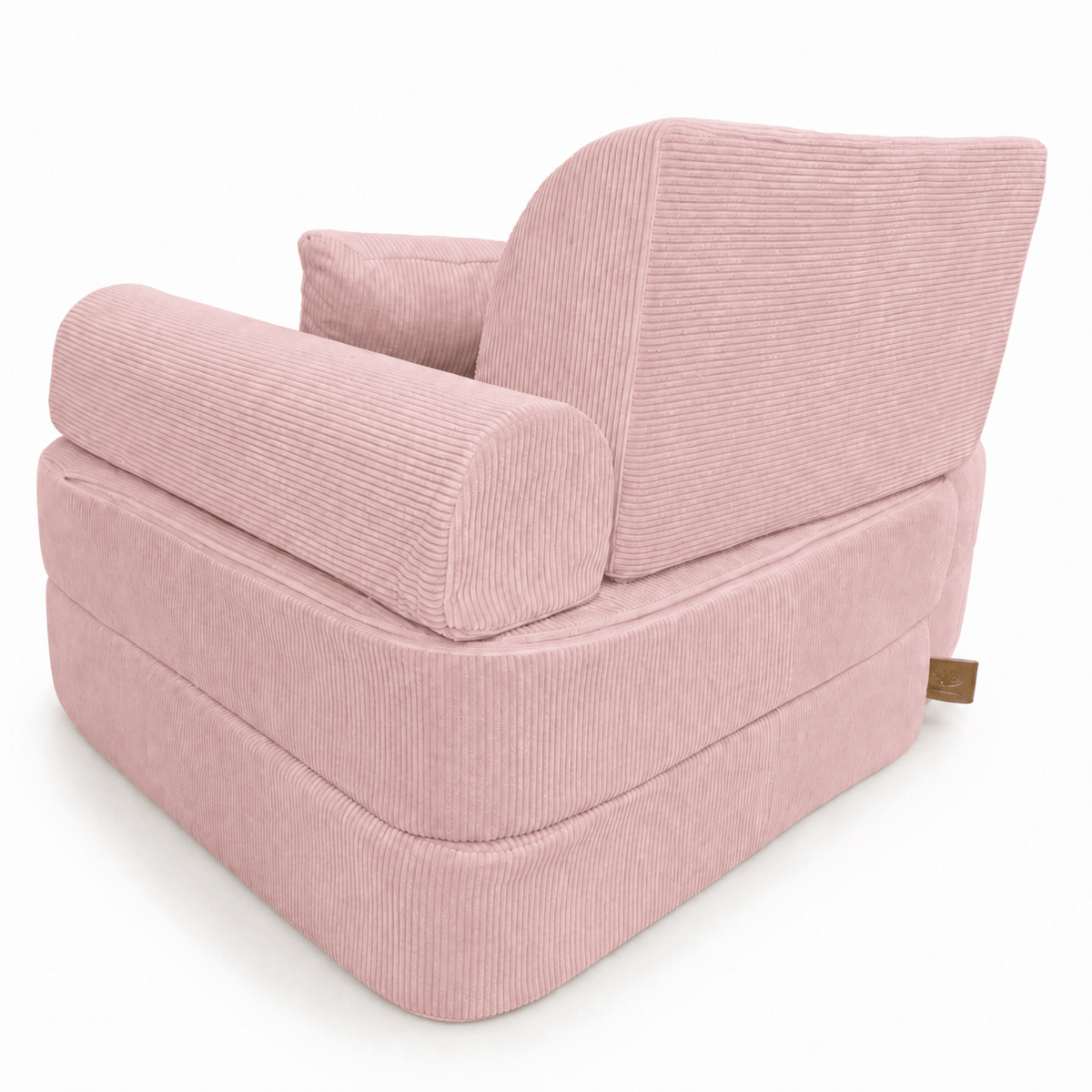 MeowBaby Kindersessel 3-in-1 Max Premium Cord - faltbare Kindercouch & Spielmatratze - Slim Cord Edition