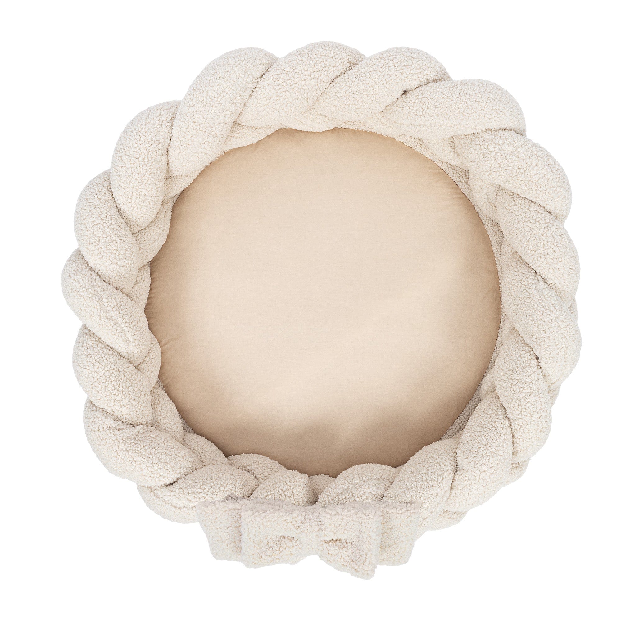 MeowBaby Babynestchen mit Spielmatte, Bettumrandung & Schleife Bearly
