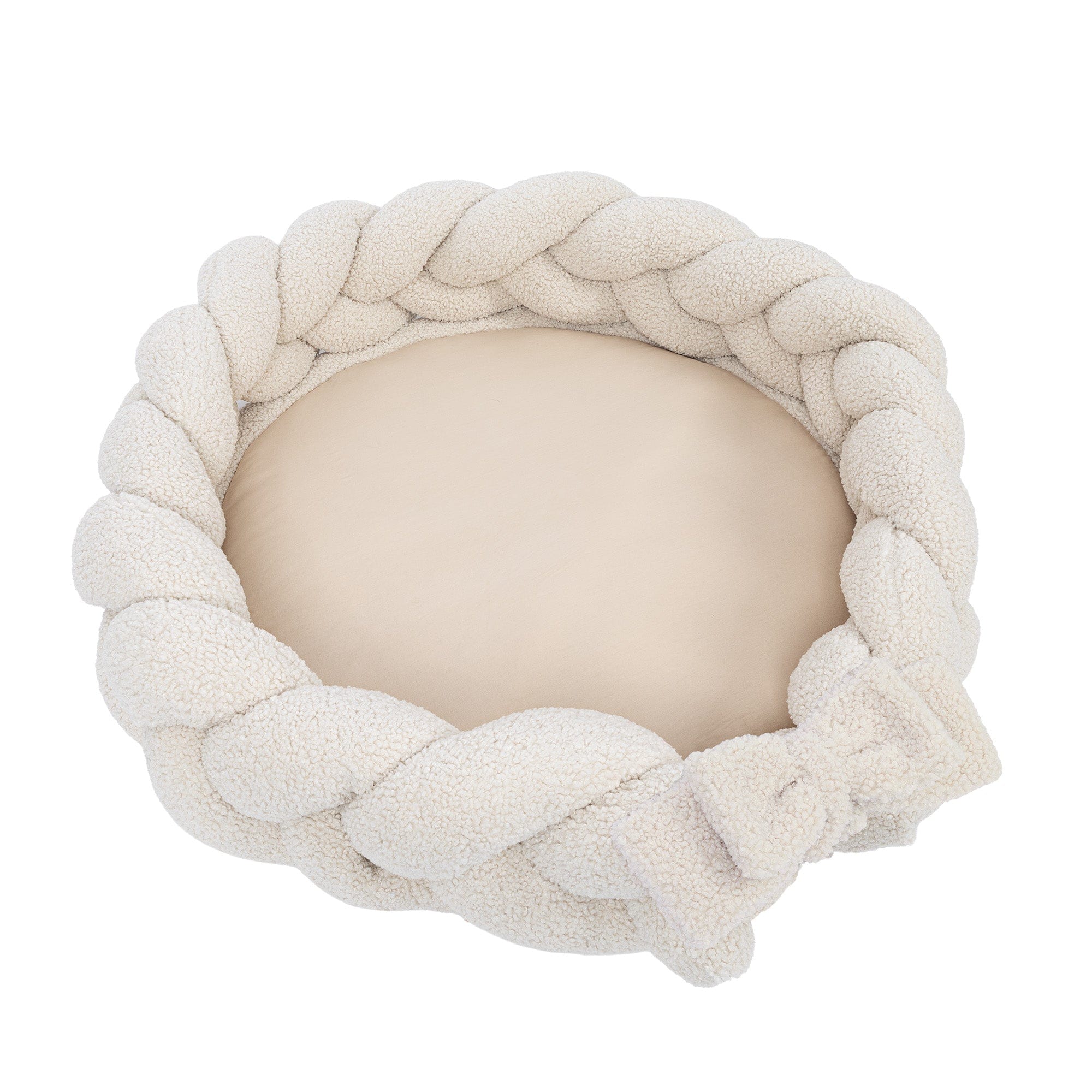 MeowBaby Babynestchen mit Spielmatte, Bettumrandung & Schleife Bearly