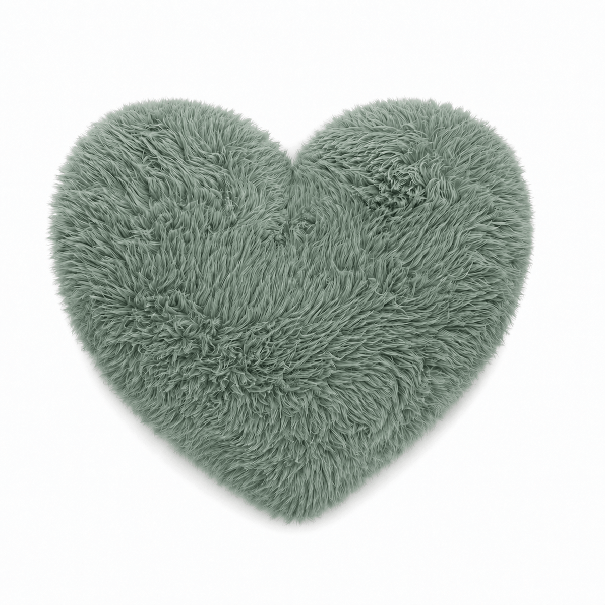 Meowbaby Dekoratives Herz-Kissen für Kinder Furry Heart – weich und stilvoll | Mammoth 