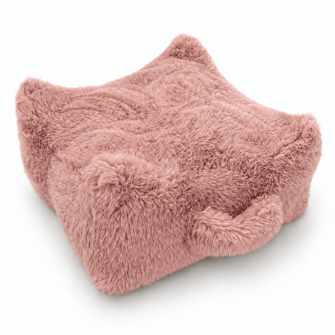 MeowBaby Sitzpouf für Kinder, quadratisch - Mammoth Edtion