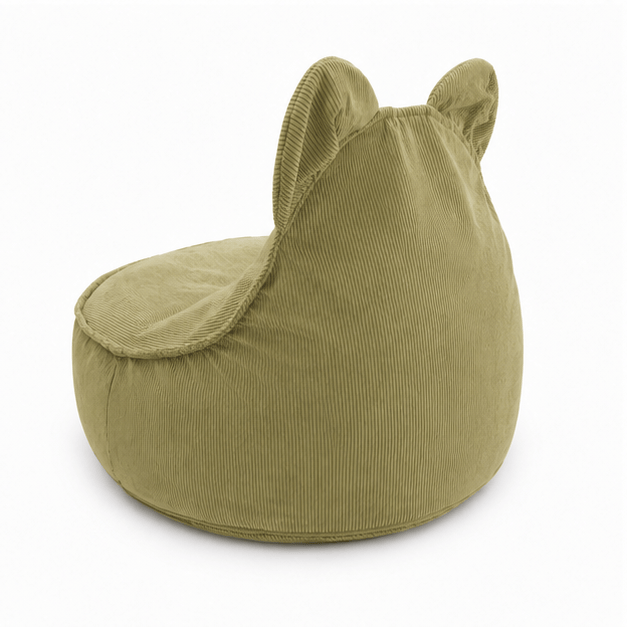 MeowBaby Kindersessel Bären-Sitzsack Cord Premium - Slim Cord Edition