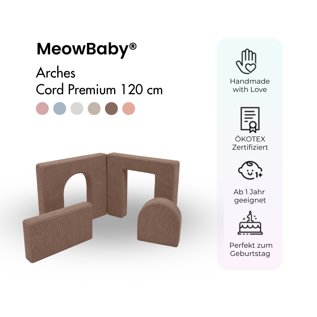 MeowBaby Arches Cord Premium 120 cm - Slim Cord Edition
