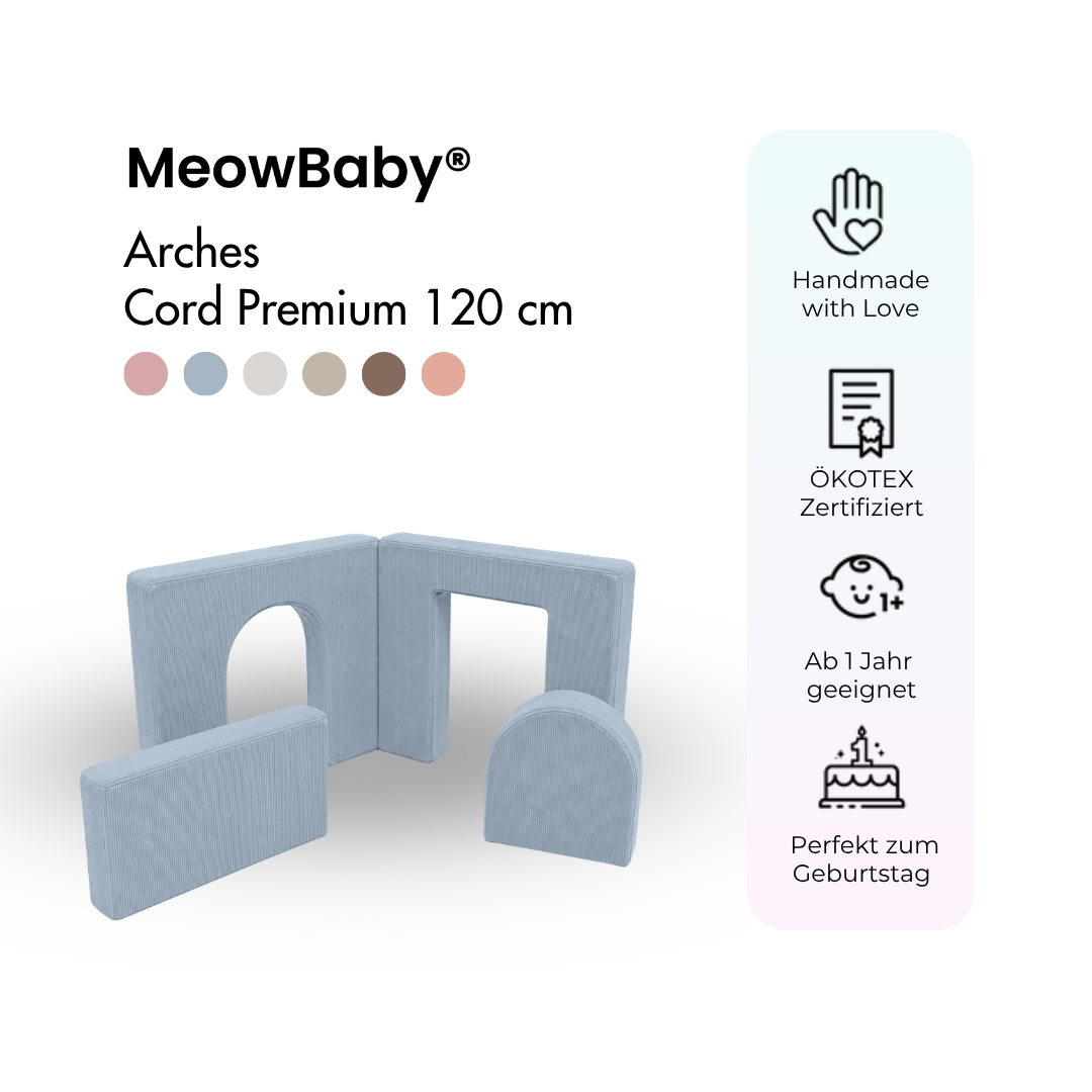 MeowBaby Arches Cord Premium 120 cm - Slim Cord Edition