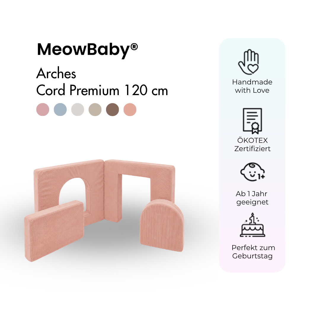 MeowBaby Arches Cord Premium 120 cm - Slim Cord Edition