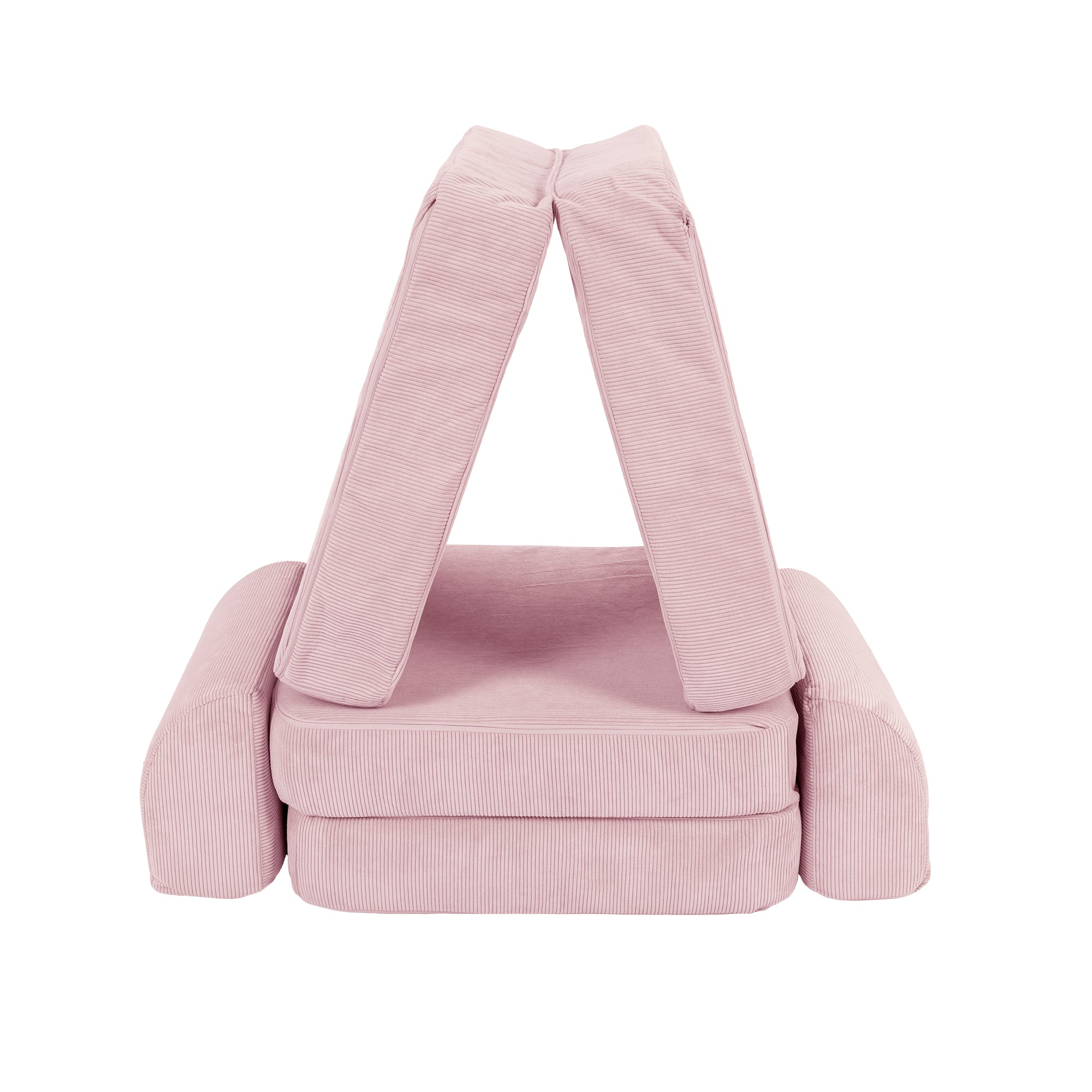 MeowBaby Spielsofa Mini Basic Cord Premium - powder pink
