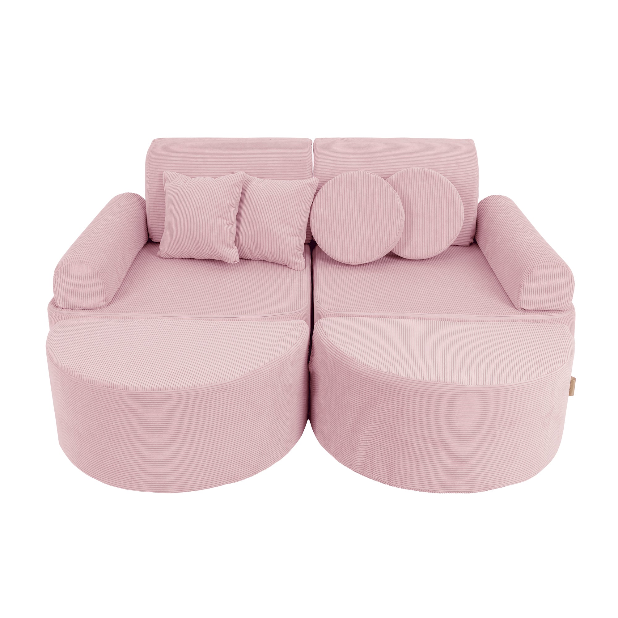 MeowBaby Spielsofa Mini Max Cord Premium - powder pink