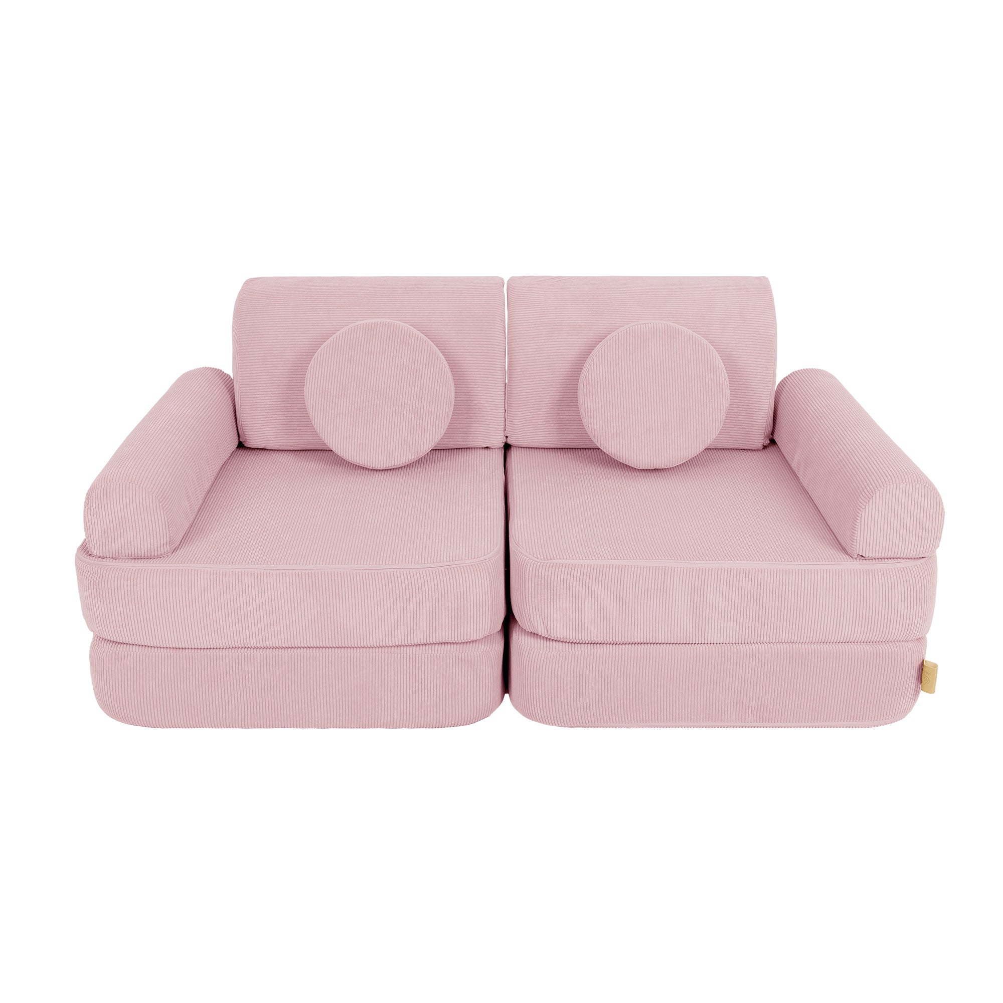 MeowBaby Spielsofa Mini Plus Cord Premium - powder pink