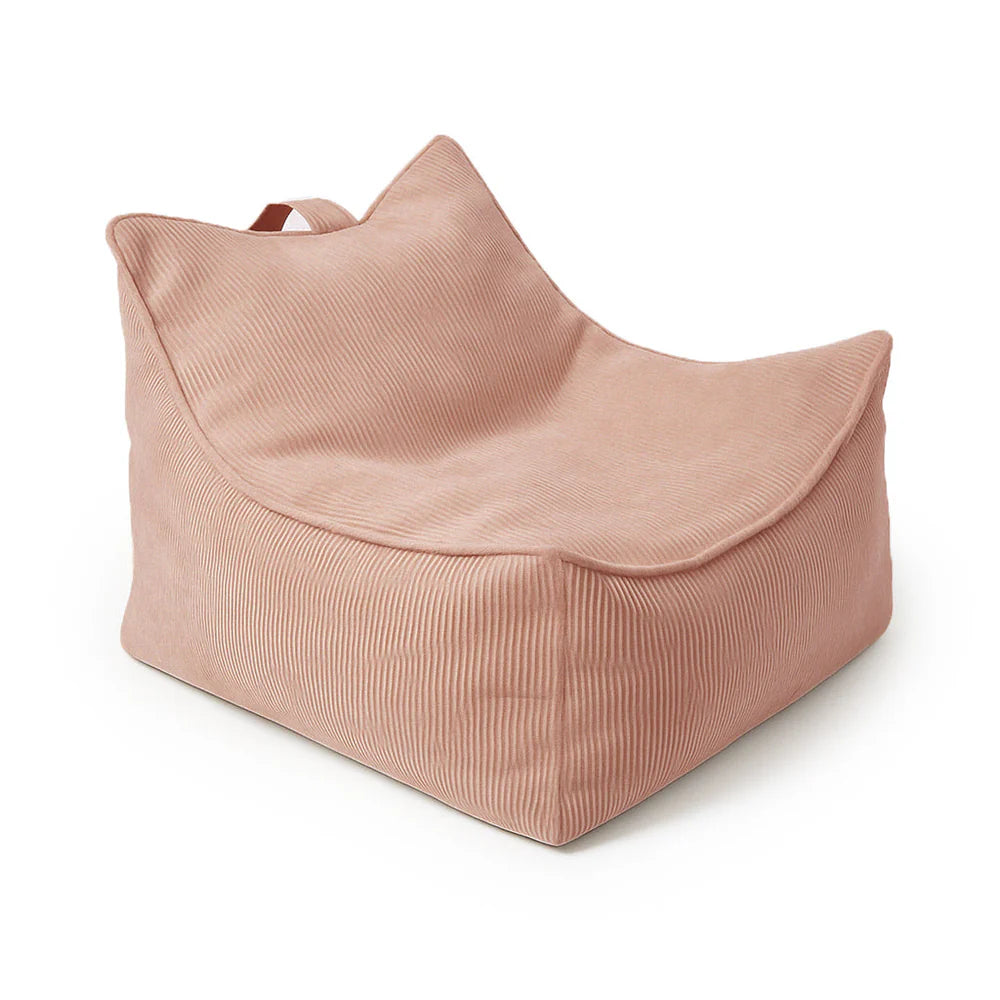 MeowBaby Sitzsack Cord Premium eckig - rusty red