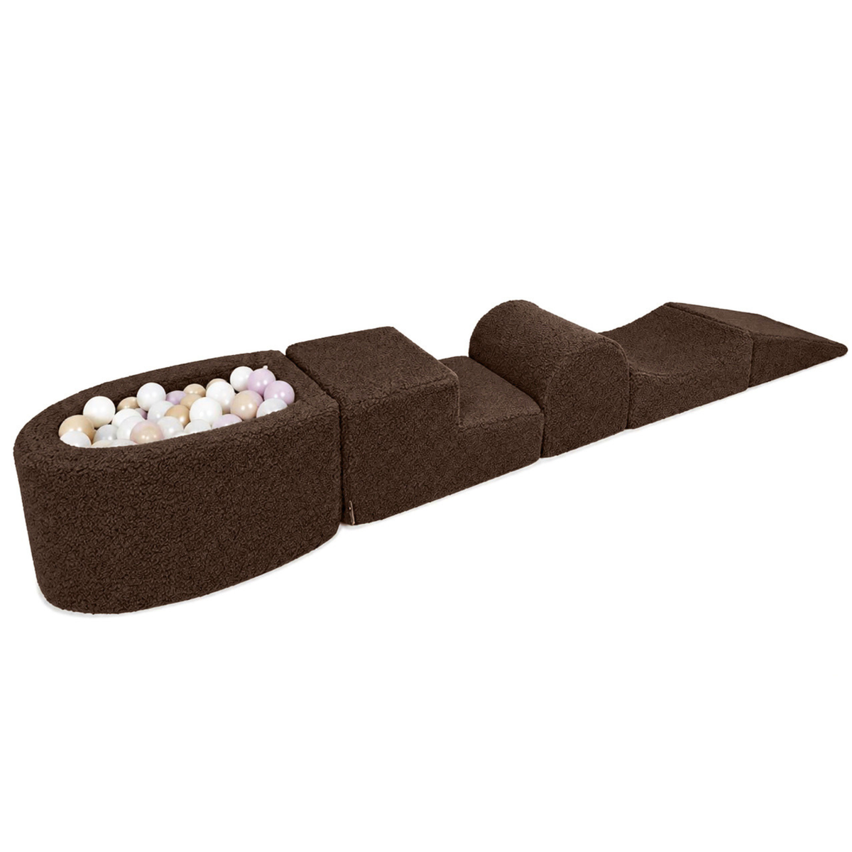 MeowBaby Schaumspielset Bearly mit Bällebad, 100 Bälle - eigene Farbauswahl
