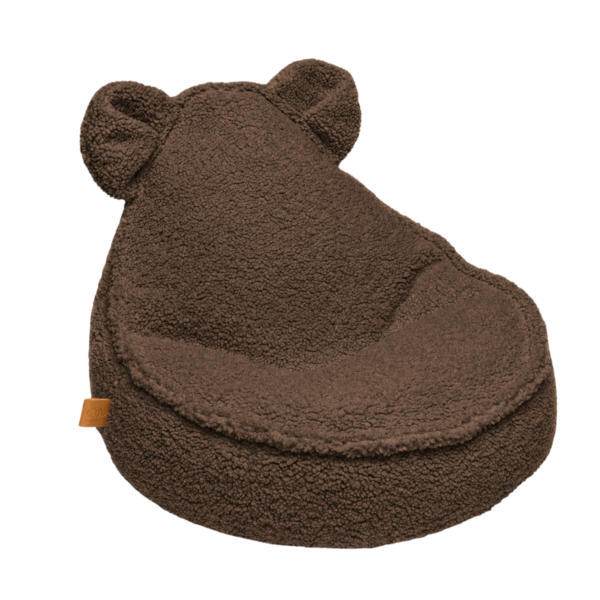 MeowBaby Beanbag Bearly Bear - cream/white