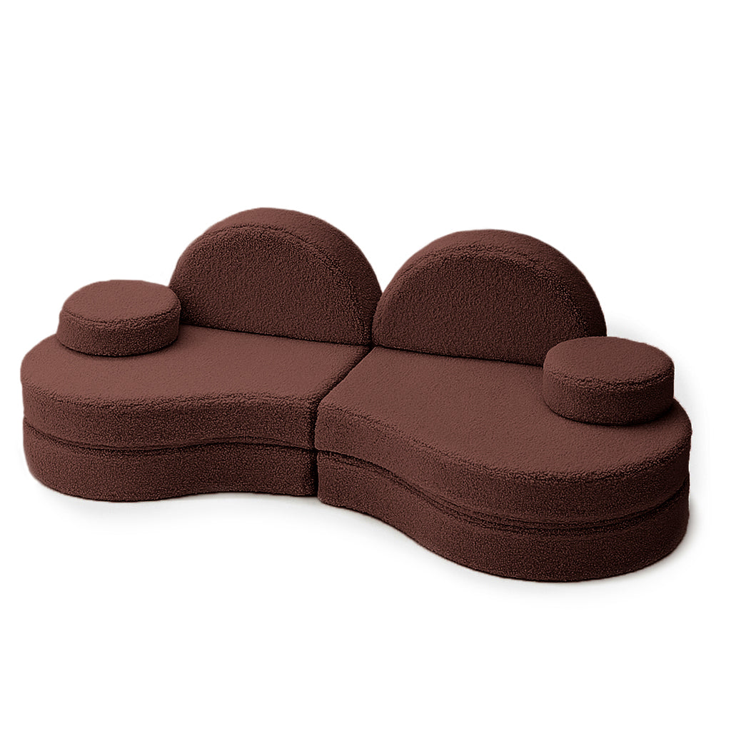 MeowBaby Spielsofa Coccolo Bearly - Chocolate