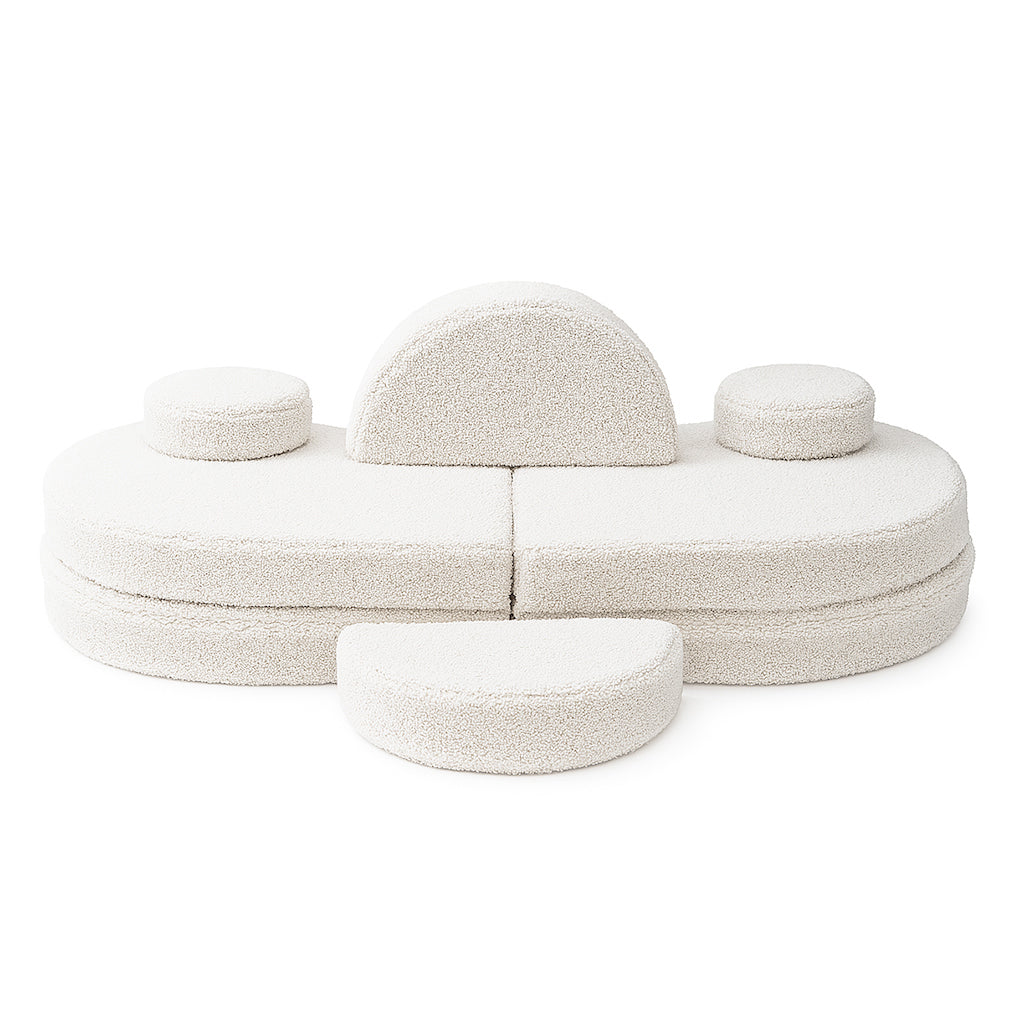 MeowBaby Spielsofa Coccolo Bearly - creme/weiß
