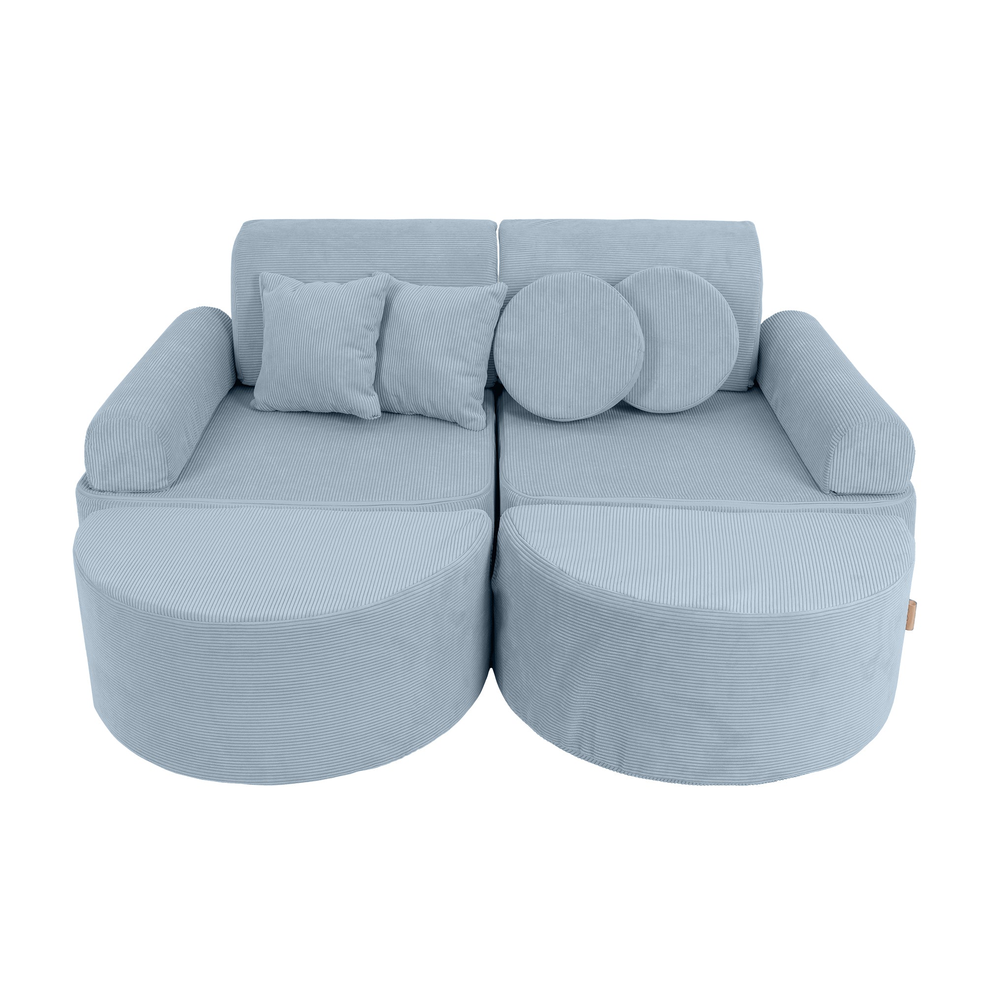MeowBaby Spielsofa Mini Max Cord Premium - türkis