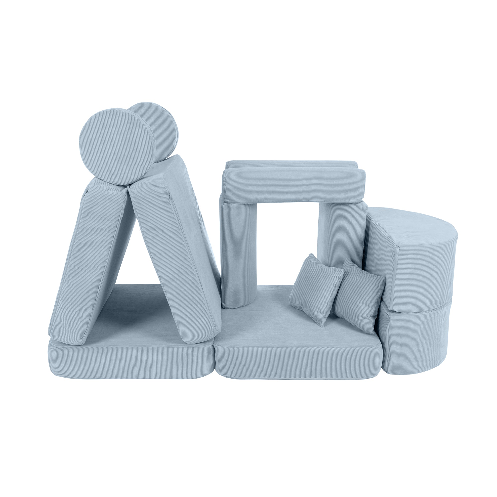 MeowBaby Spielsofa Mini Max Cord Premium - türkis