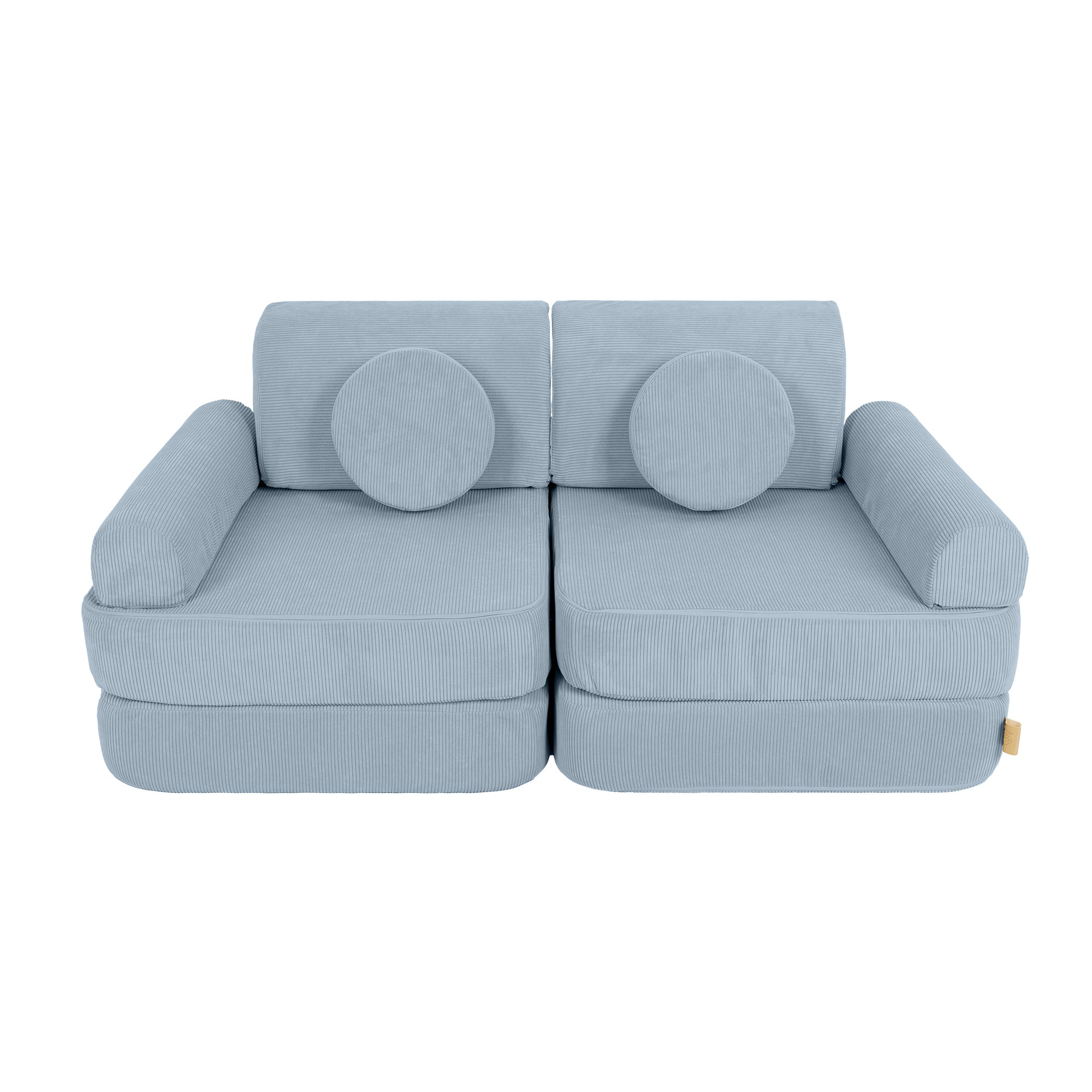 MeowBaby Spielsofa Mini Plus Cord Premium - türkis