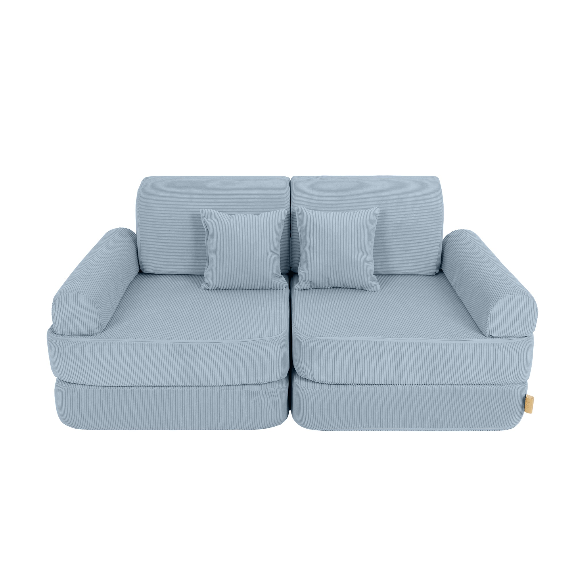 MeowBaby Spielsofa Mini Plus Cord Premium - türkis