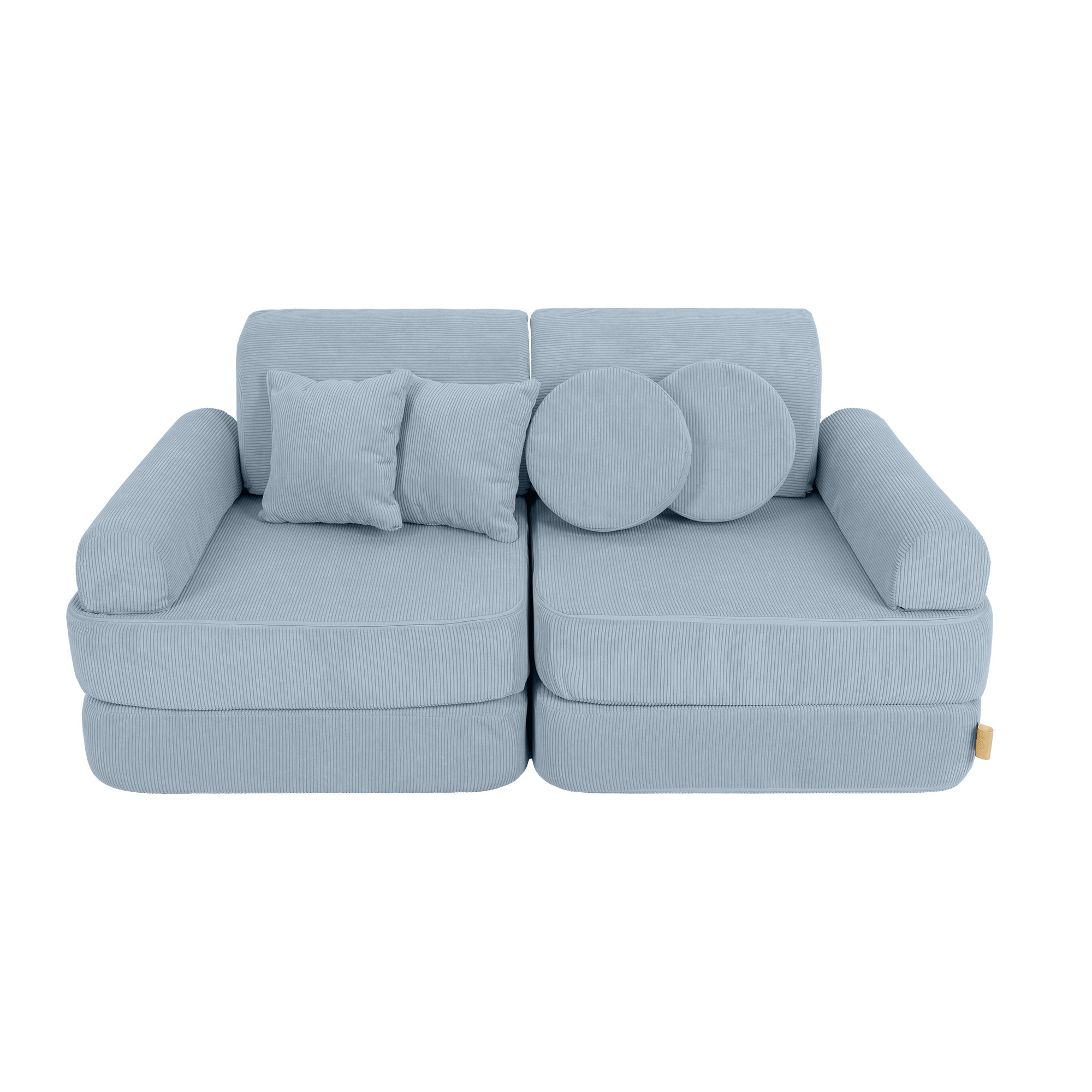 MeowBaby Spielsofa Mini Plus Cord Premium - türkis