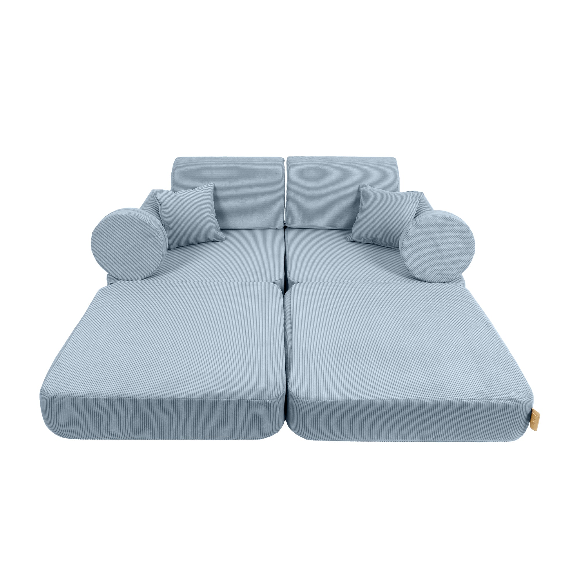 MeowBaby Spielsofa Mini Plus Cord Premium - türkis